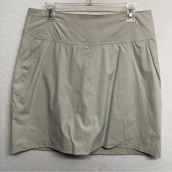 Royal Robbins Pants - Royal Robbins Nylon Spandex Skort‎ Skirt Shorts 10 Cream